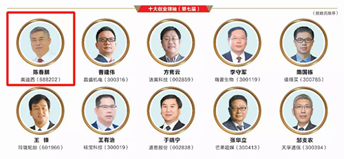 上市公司十大創(chuàng)業(yè)領(lǐng)袖人物