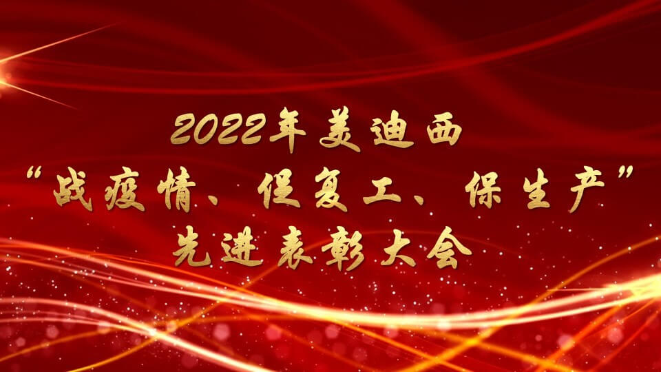 美迪西召開“戰(zhàn)疫情、促?gòu)?fù)工、保生產(chǎn)”先進(jìn)表彰大會(huì)
